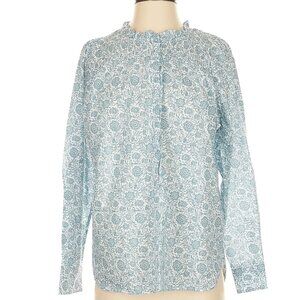 J.Crew x Liberty Blue cotton blouse M